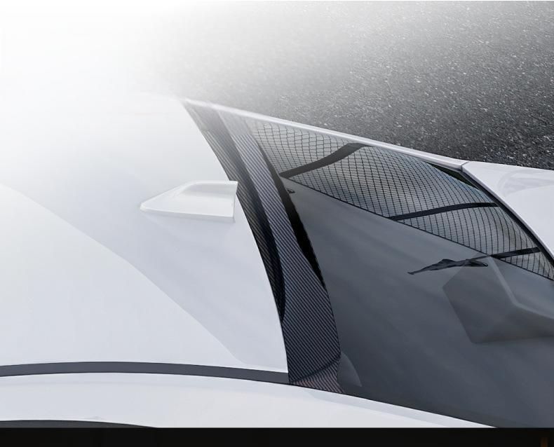 適用スバル WRX STI VB 2025 カーボン調 ルーフスポイラー リアウィング 外装 ドレスアップ パーツ 注目の ZZ520