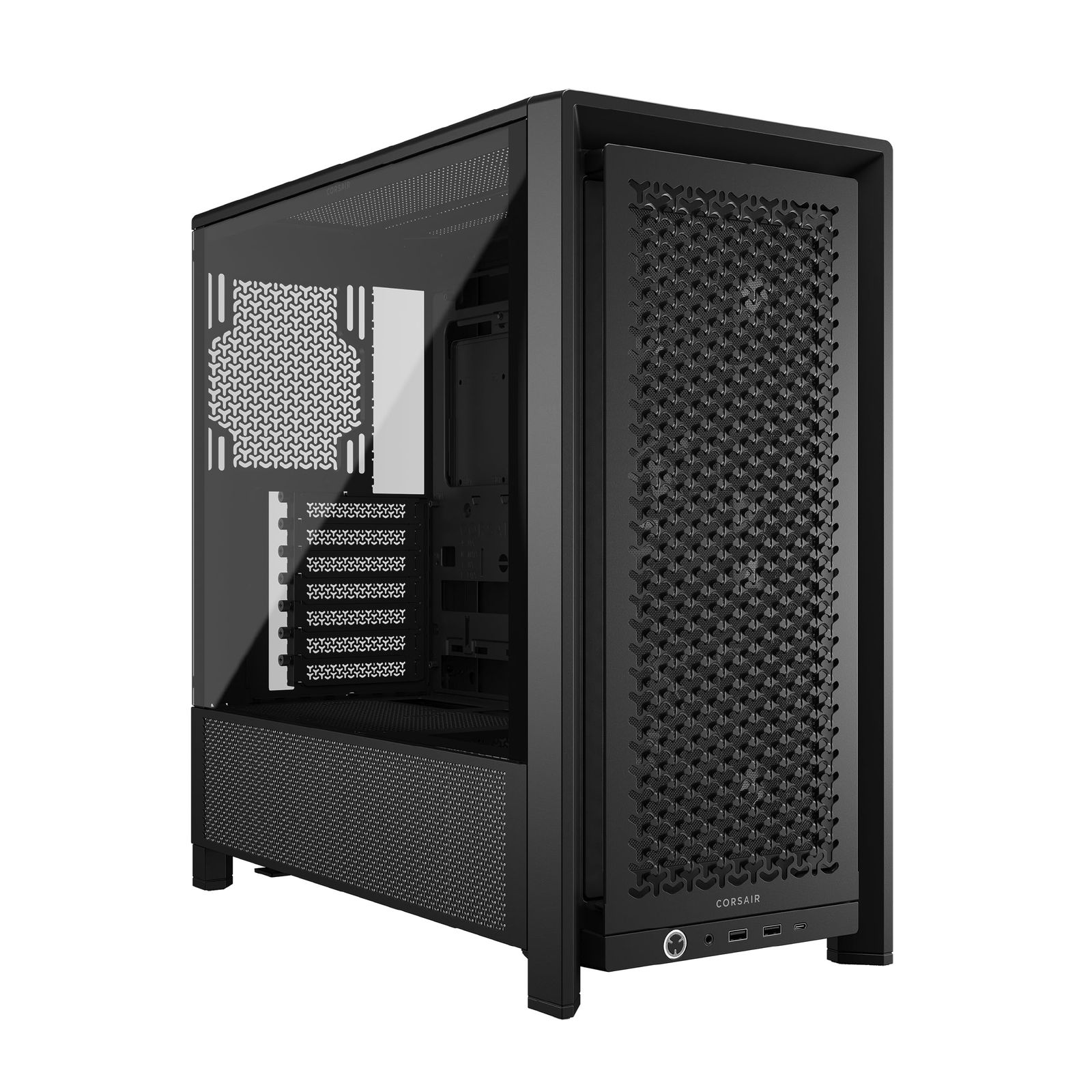 CORSAIR FRAME 4000D RS モジュール式ハイエアフローミッドタワー PC ケース ブラック 複数の 360 mm ラジエーターを搭載 ?ASUS BTF MSI Project Zero Gigabyte Project Stealth に