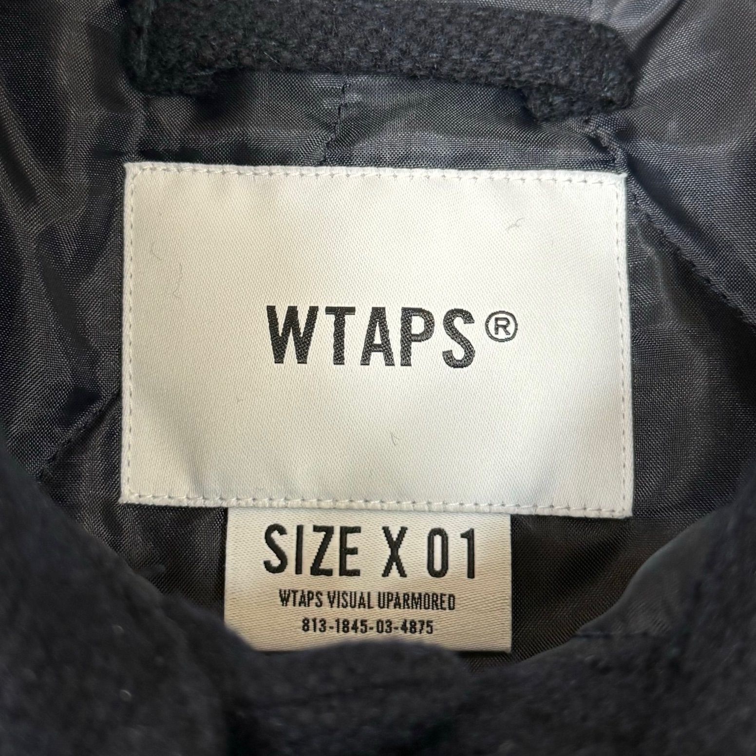 美品 WTAPS 21AW WCPO 01 JACKET 212WVDT-JKM01 ウール CPO ジャケット 