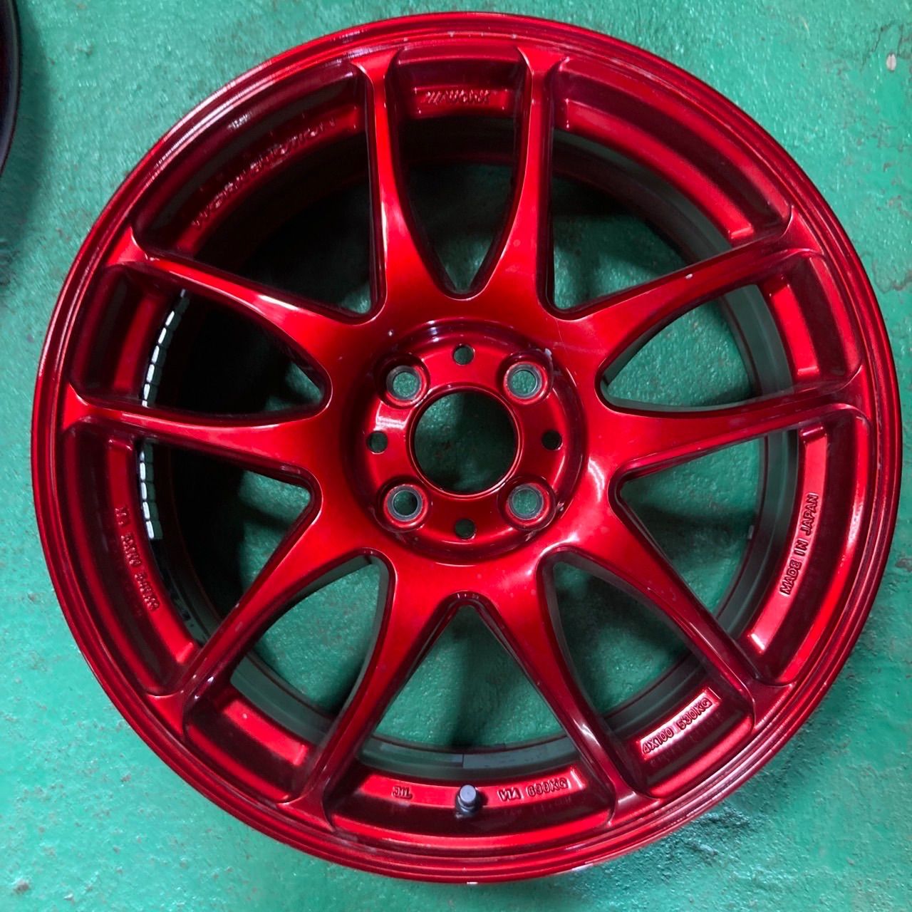 WORK エモーション kiwami 17インチ 7j +53 PCD100 キャンディー