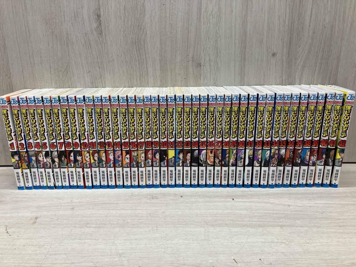 僕のヒーローアカデミア1〜42巻　全巻セット　堀越耕平　ジャンプ ヒロアカ」完結巻発売！堀越耕平がスパイダーマンとデク、オール