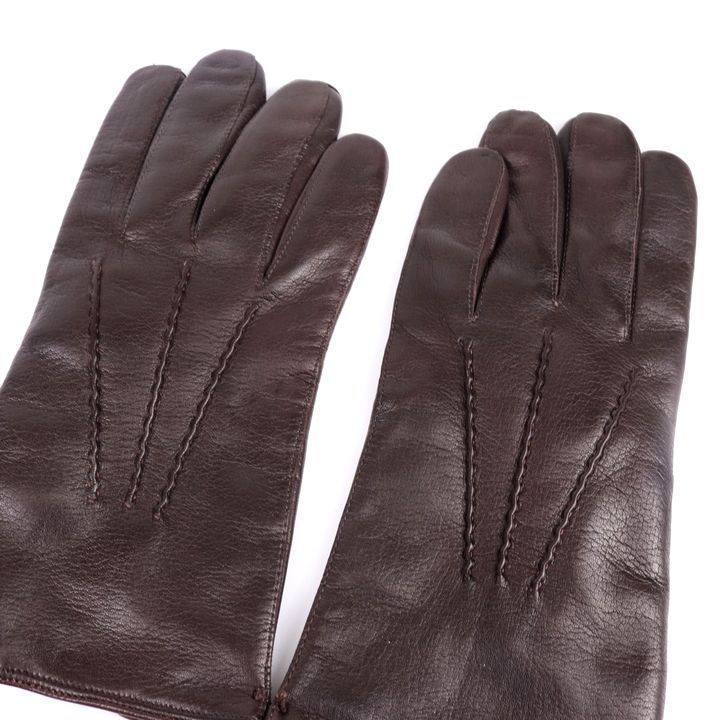 未使用 セルモネータグローブス サイズ7 ブラウン SERMONETA GLOVES