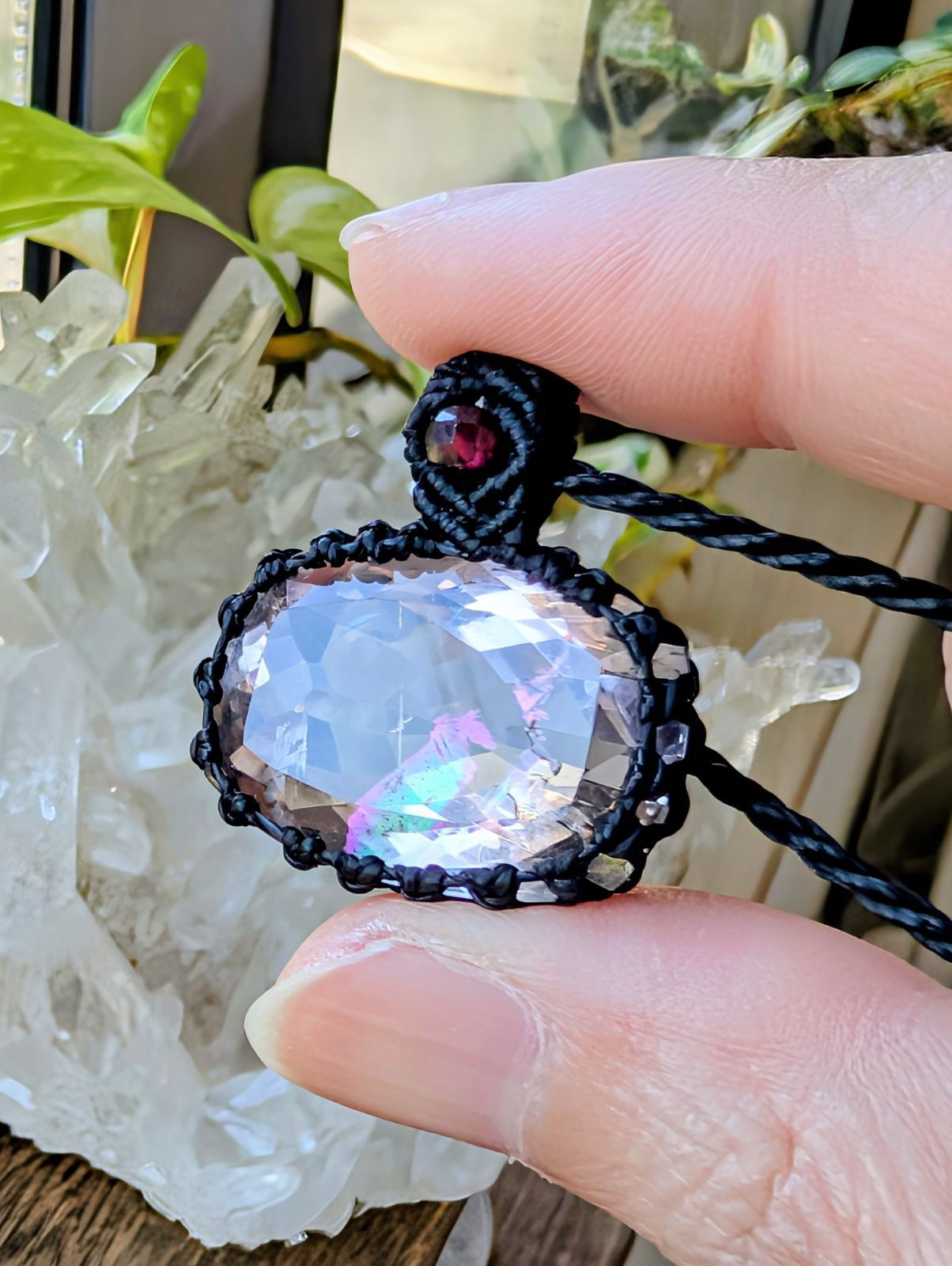 マクラメネックレス