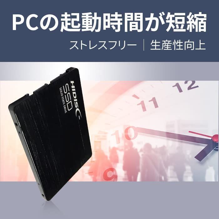 HIDISC 2.5インチ 内蔵型SSD 480GB SATA6Gb/s 7mmPC/タブレット - PCパーツ