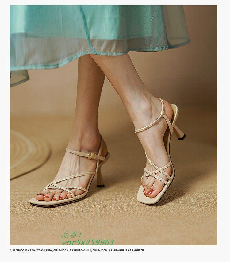 細ストラップ レディース