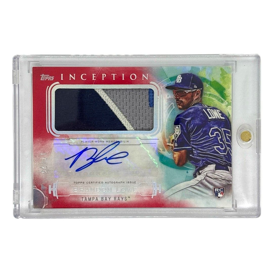 TOPPS MLBカード INCEPTION BRANDON LOWE TAMPA BAY RAYS 17|25 IAP-BL 送料無料 IT1