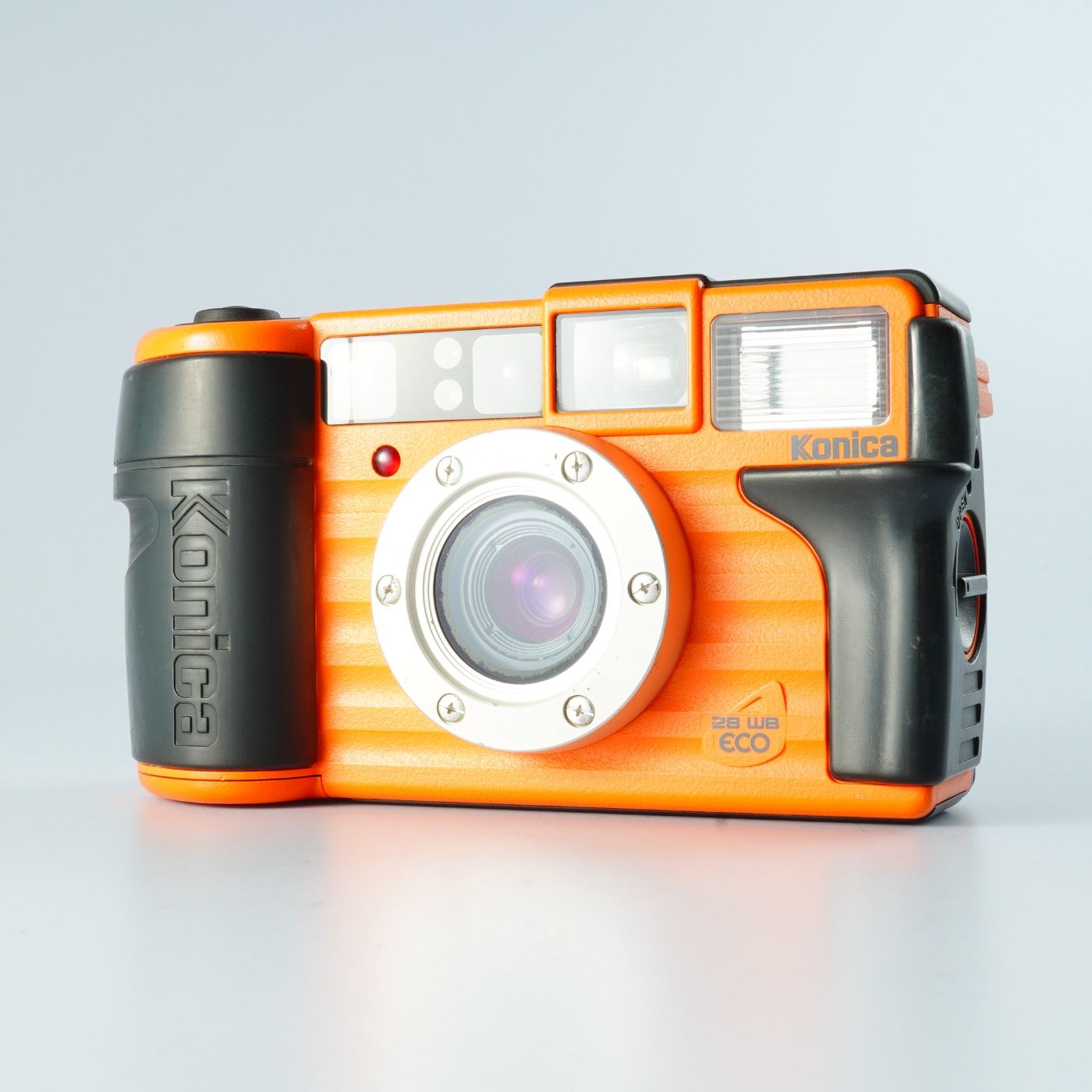 Konica コニカ 現場監督 GENBAKANTOKU 28 WB Eco Orange コンパクトフィルムカメラ