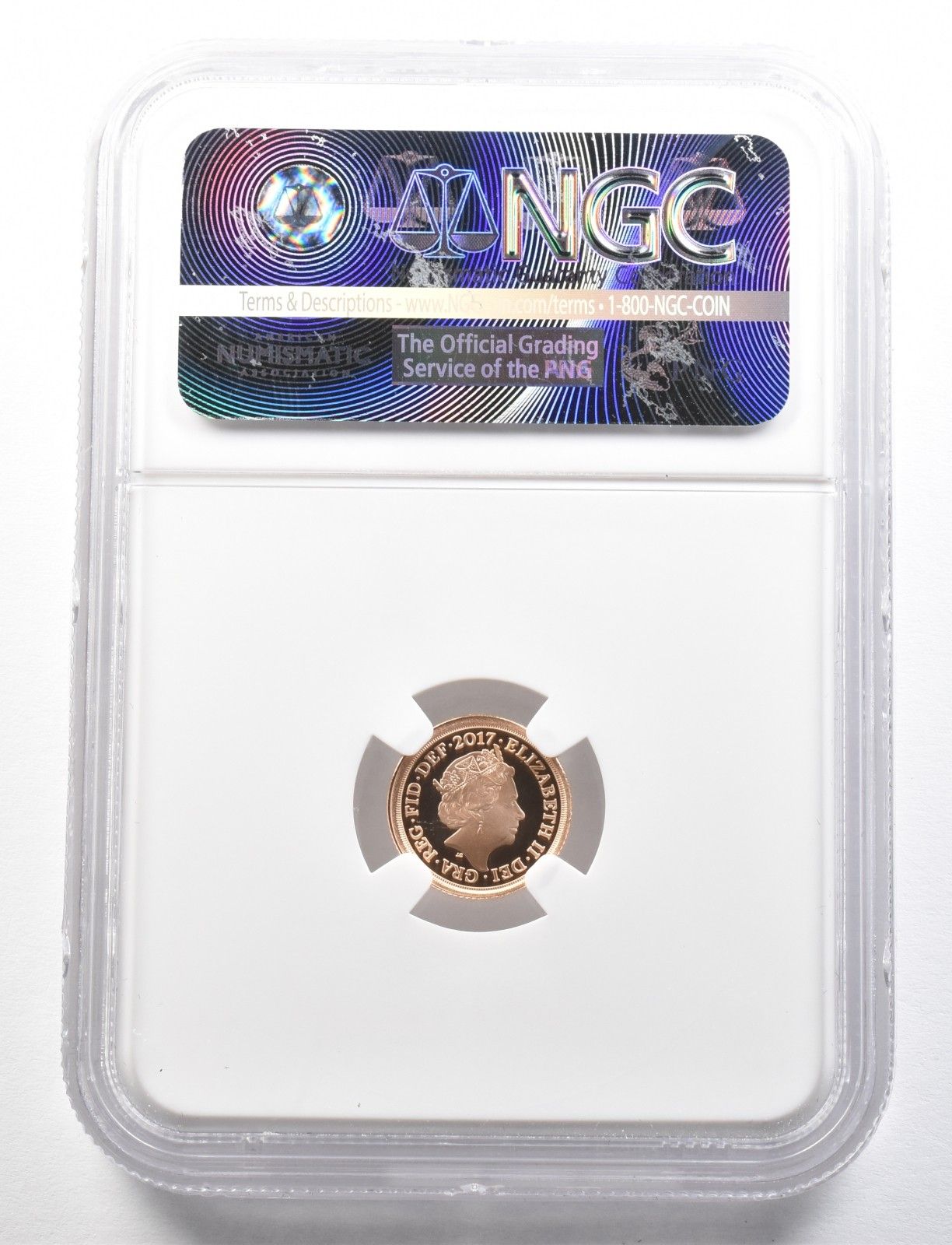 2017年 イギリス 1/4ソブリン金貨 200周年記念 ピストルッチ