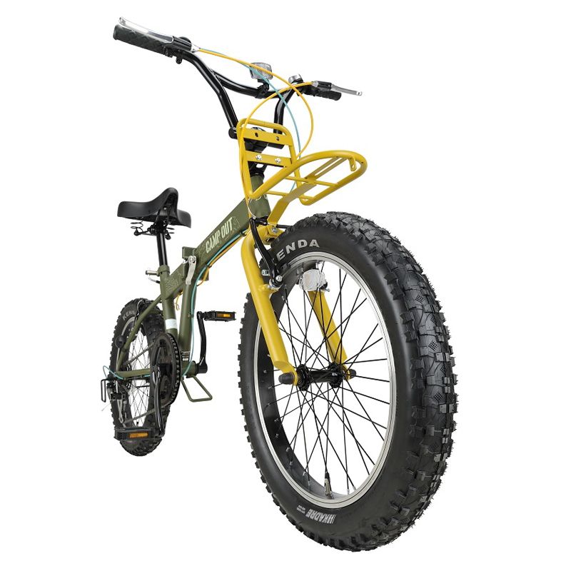 キャプテンスタッグ CAPTAIN STAG ワイルダー FDB206 折りたたみ自転車 COマットオリーブ 20インチ