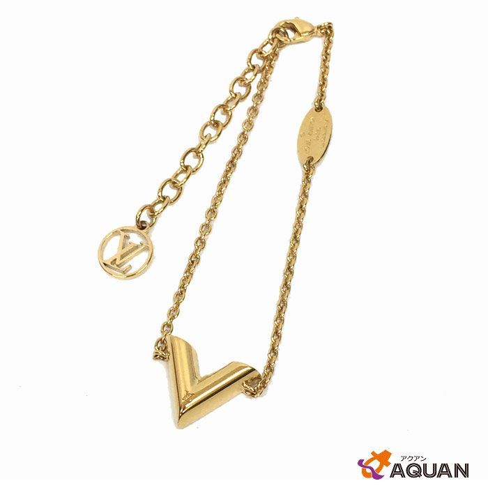 Louis Vuitton ゴールド ブレスレット LOUIS VUITTON ルイヴィトン ブレスレット・エセンシャルV