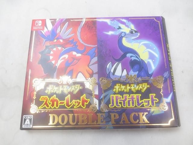 ゲーム Nintendo switch ニンテンドースイッチ ソフト ポケットモンスター スカーレット バイオレット ダブルパック