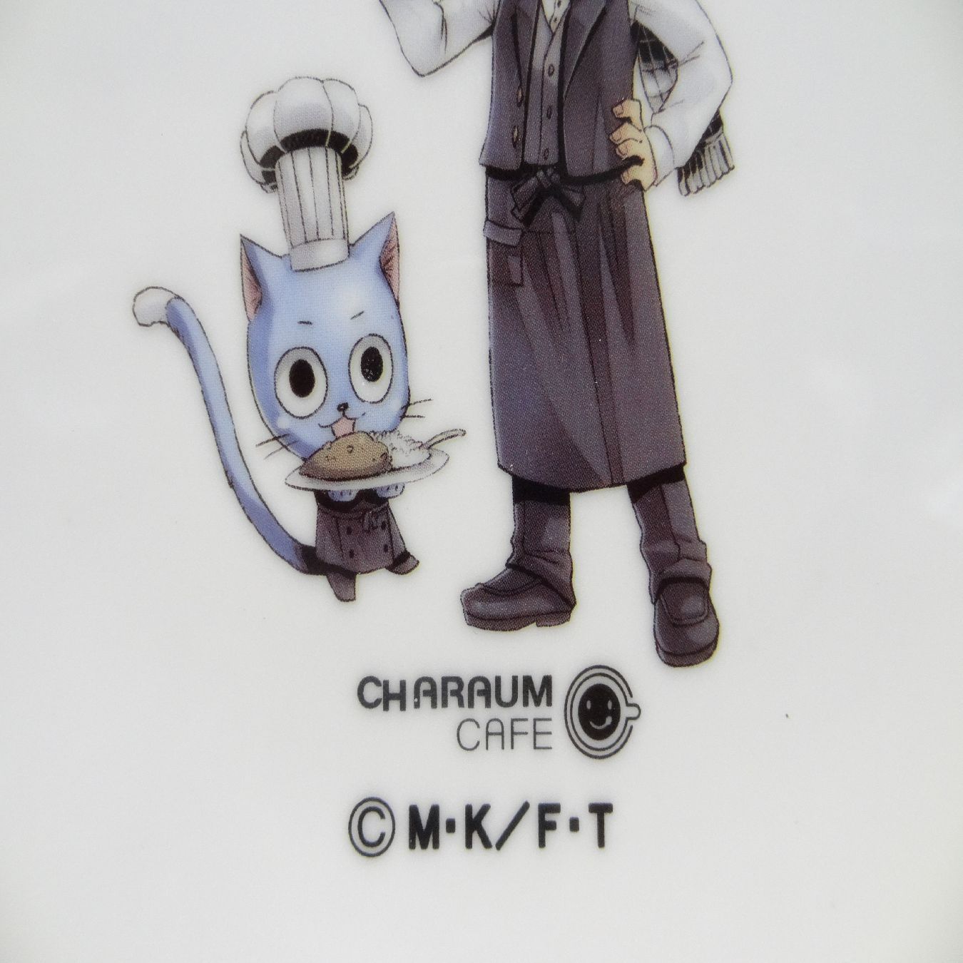 FAIRY TAIL フェアリーテイルCHARAUM CAFE　非売品 フェアリーテイル ナツ お皿 非売品 キャラウムカフェ FAIRYTAIL
