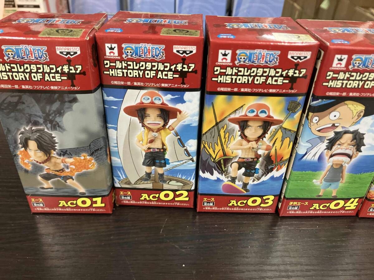 全6種セット バンプレスト ワンピース ワールドコレクタブルフィギュア -HISTORY OF ACE- ワンピース|ワールドコレクタブルフィギュア