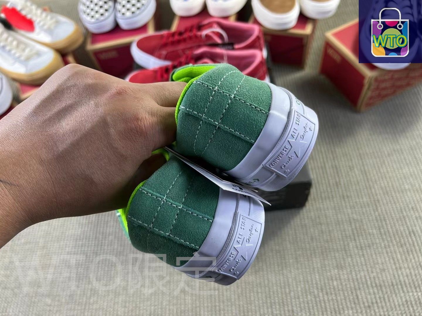 大人气大セール現品【今日特価】Converse One Star クラシックスエードボードシューズ ミューグリーン！送料無料！在庫限定のお得な価格です！ 産後 靴