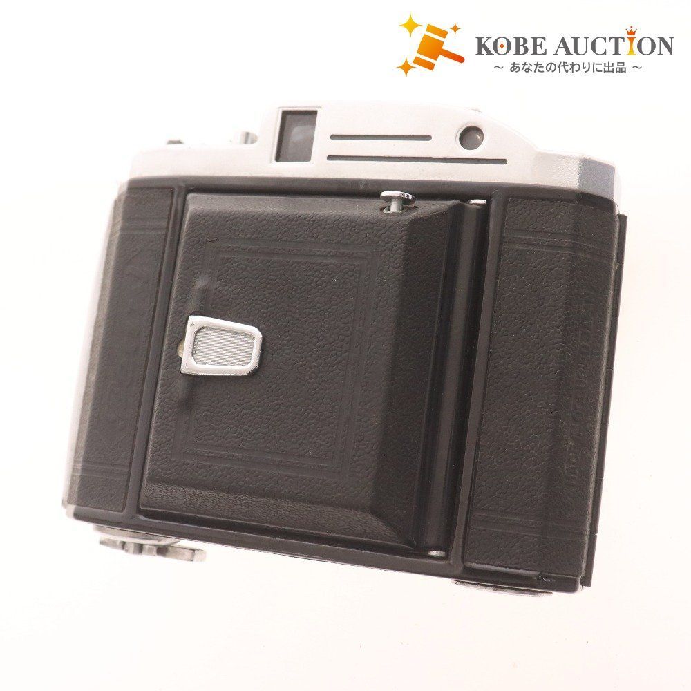 コニカ Pearl II カメラ フィルムカメラ 蛇腹カメラ 1 4.5 f 75mm カバー付き