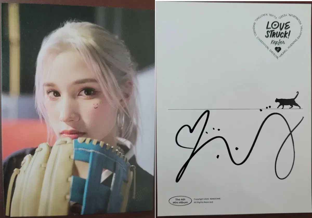 Kep1er(ケプラー) ヒューニングバヒー 公開番組 サノク サイン入り サイン ポストカード