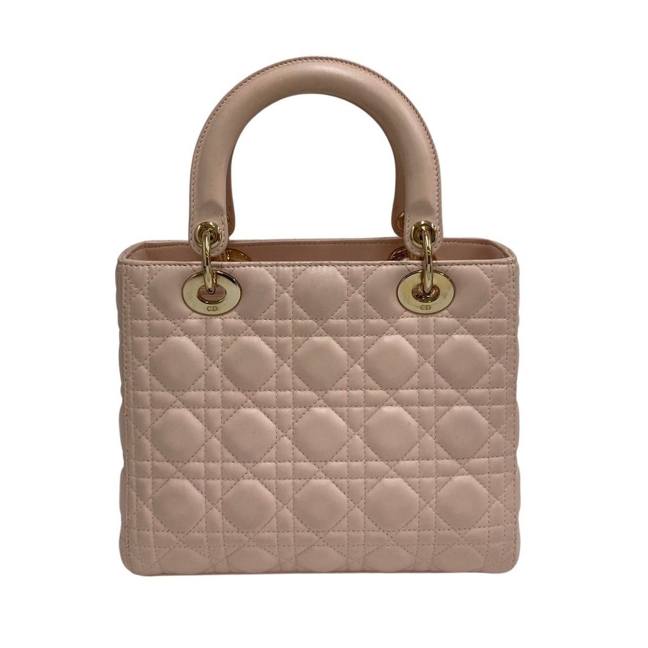 極 美品 Christian Dior ディオール レディディオール カナージュ 