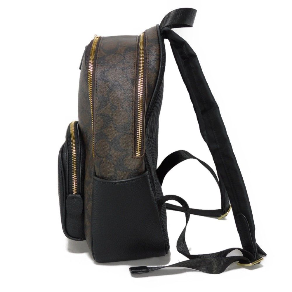 COACH コーチ ラージ コート デイパック 現行 ロゴ メタル