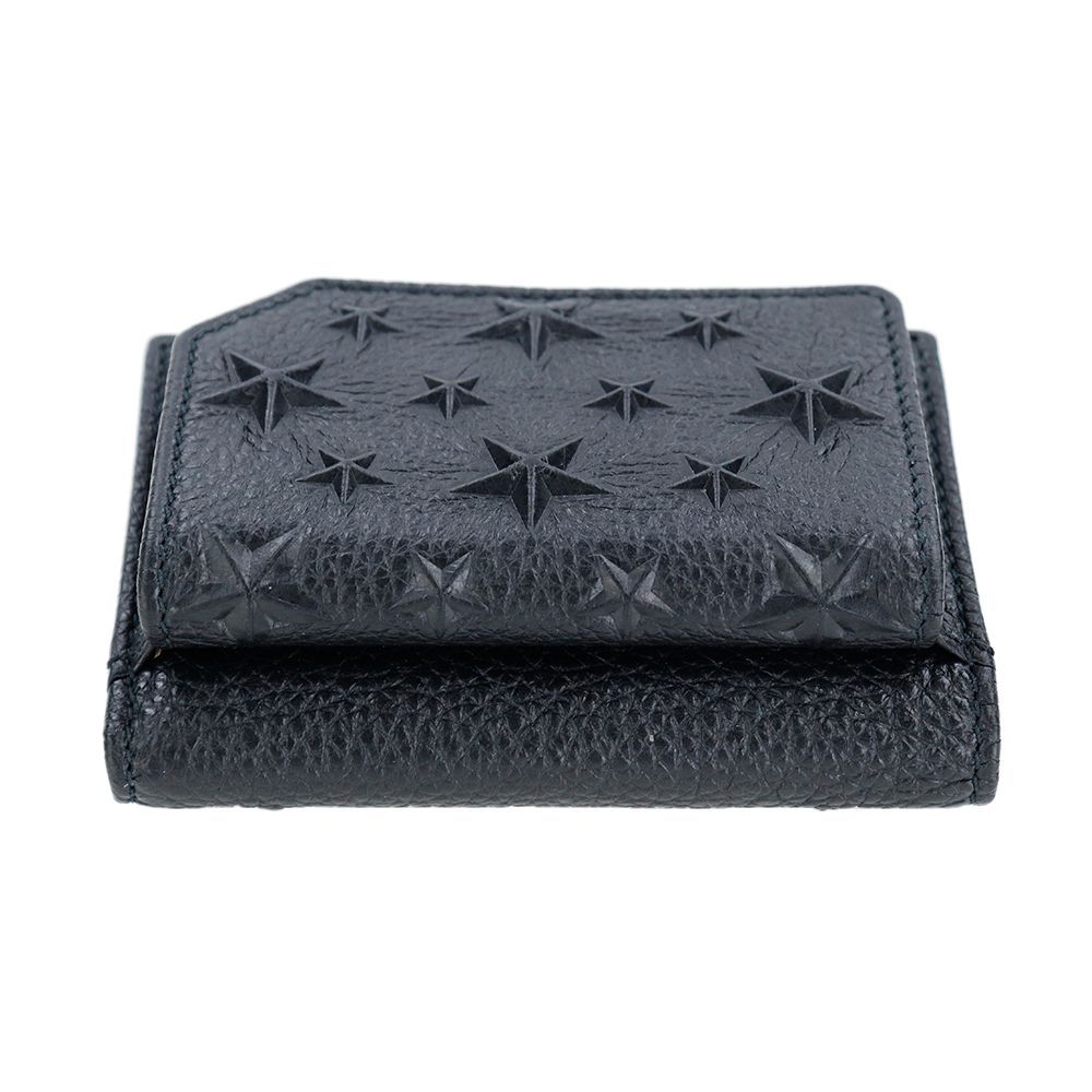 JIMMY CHOO ジミーチュウ エンボススター 二つ折り長財布 ブラック JIMMY CHOO ジミー チュウ 二つ折り財布 REGINA レジーナ スター