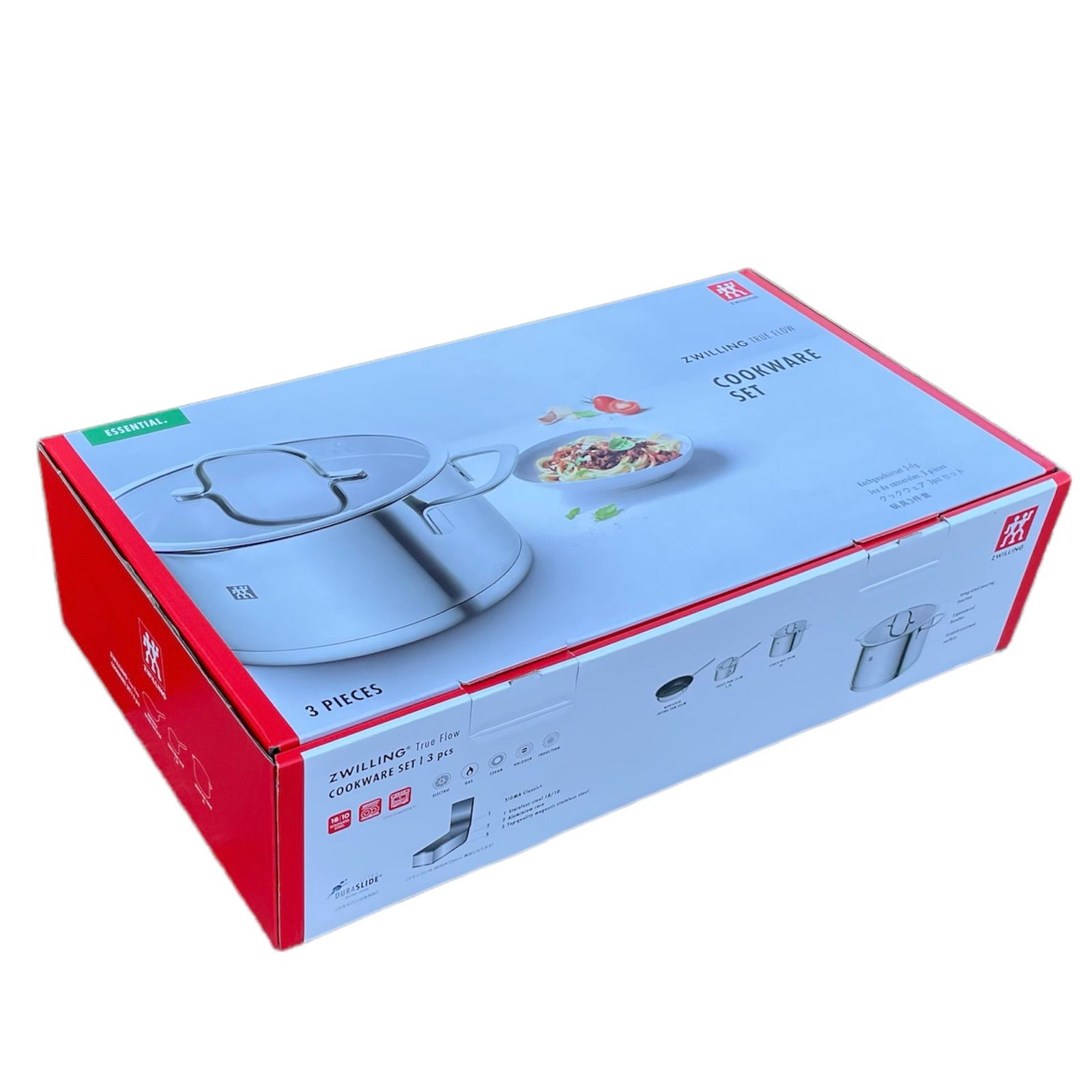 新品未使用ヘンケルス トゥルーフロー クックウェア 3点 ZWILLING TRUE