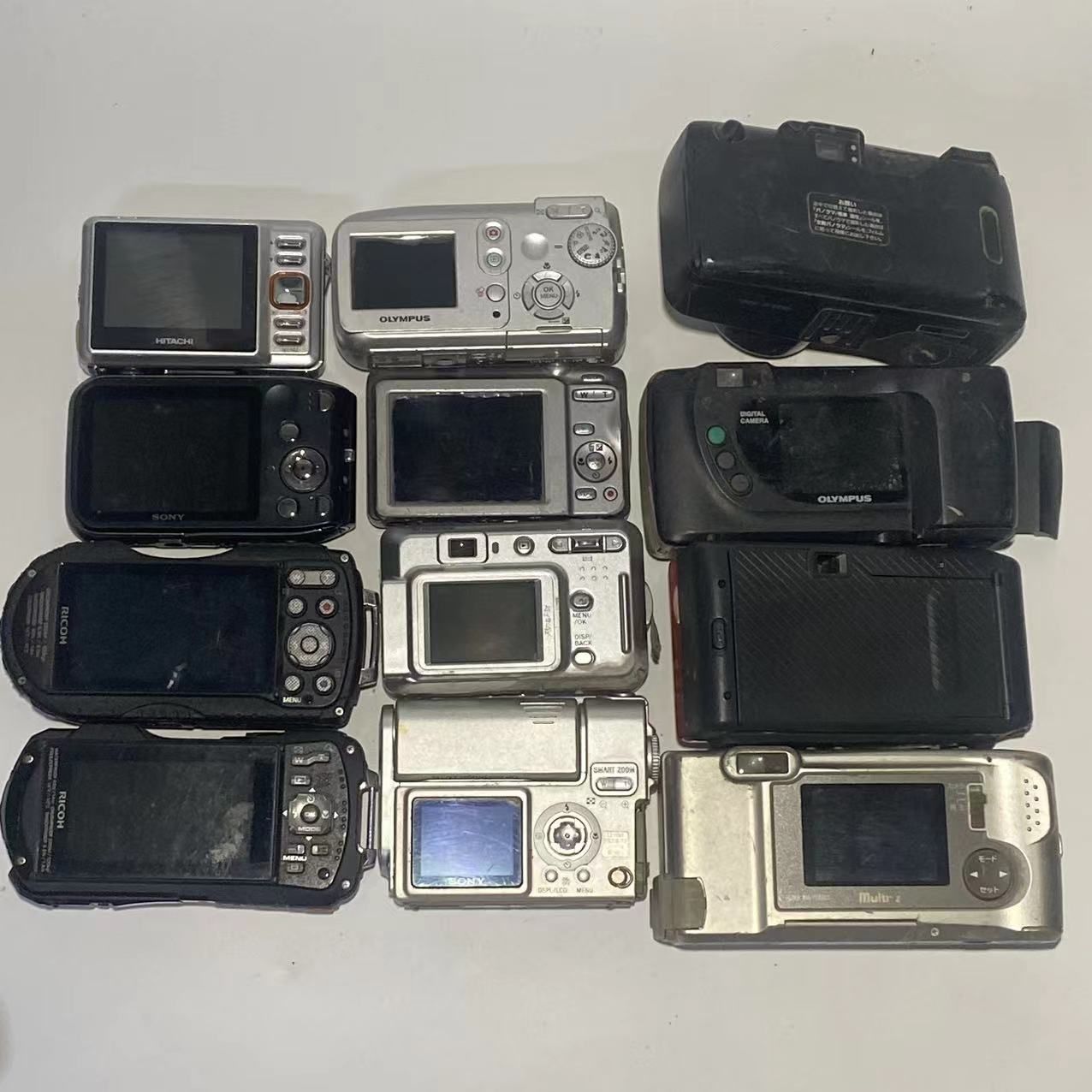 デジタルカメラなど ジャンク まとめ 12台 ジャンクカメラまとめ12台