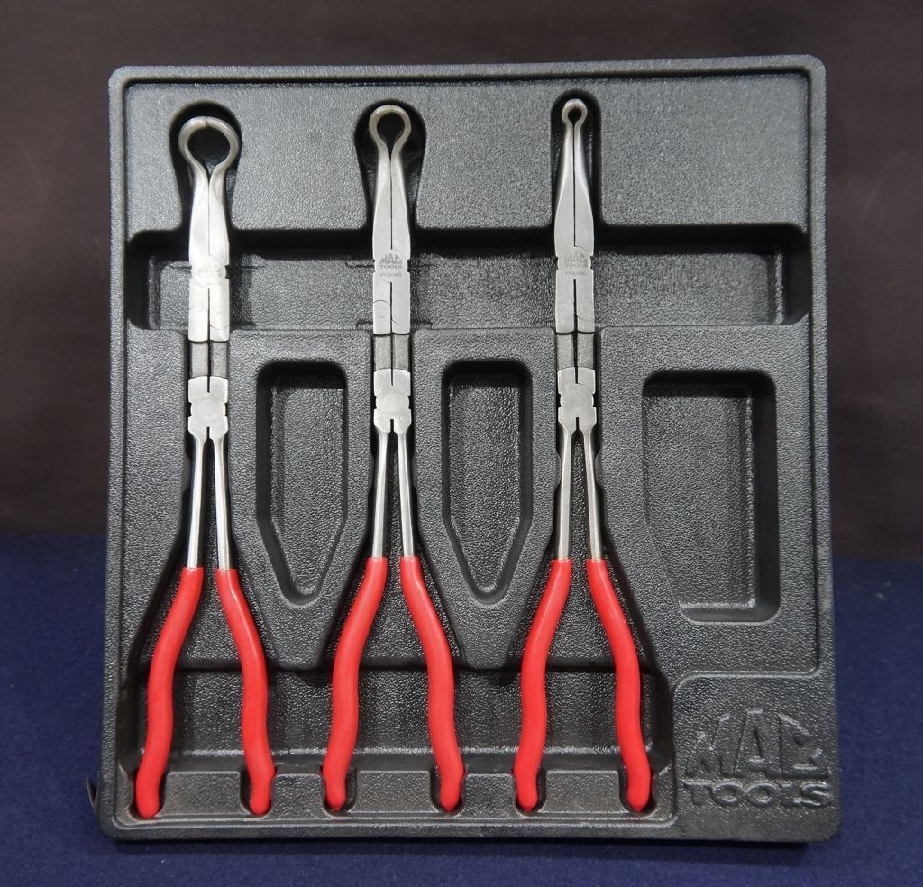 MAC TOOLS 3Pc．ダブルジョイント ロングリーチ ホースプライヤーセット PS313DJG