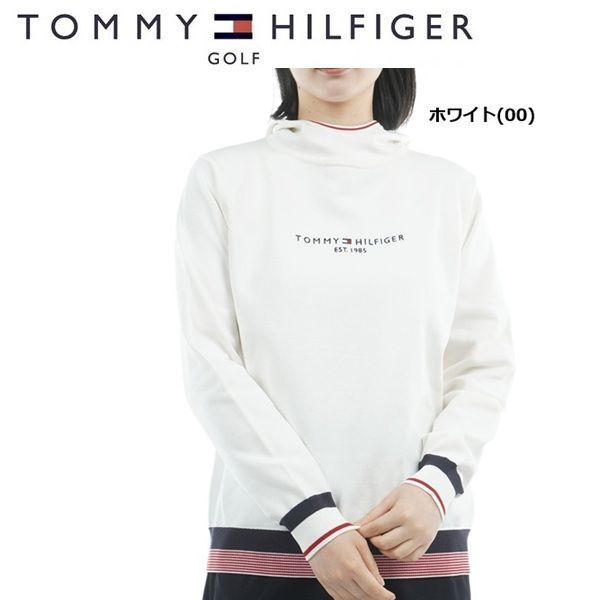 トミーヒルフィガー ゴルフ レディースフロントロゴ クルーネックニット   GOLF THLA564 2025年秋冬モデル トミーヒルフィガー ゴルフ レディースフロントロゴ クルーネック