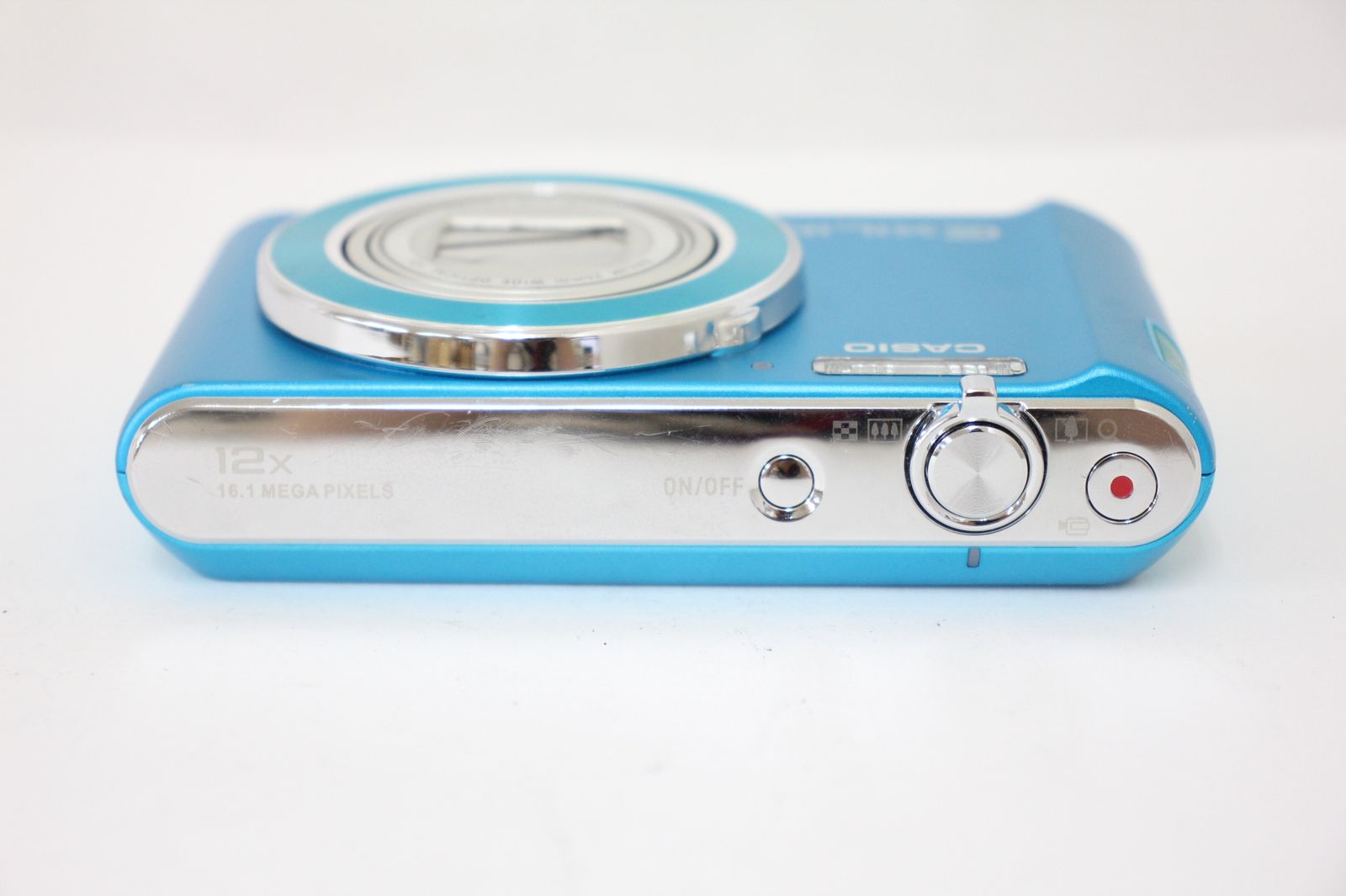 返品保証】 カシオ Casio Exilim EX-ZS210 ブルー 12x