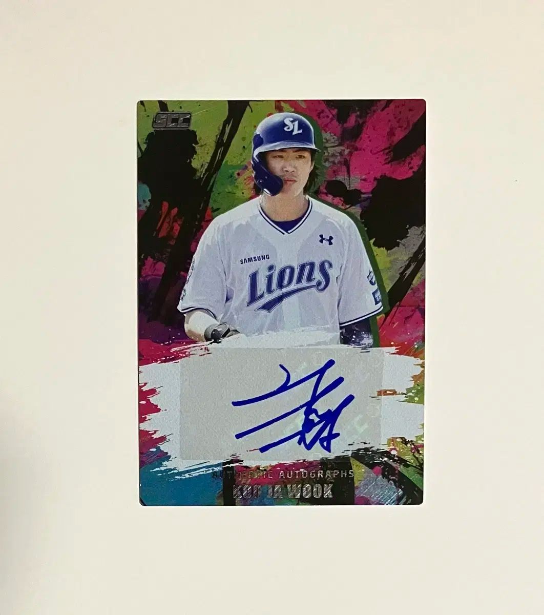 2025 KBO 具 滋昱₍ク ジャウク 直筆 サインカード 販売