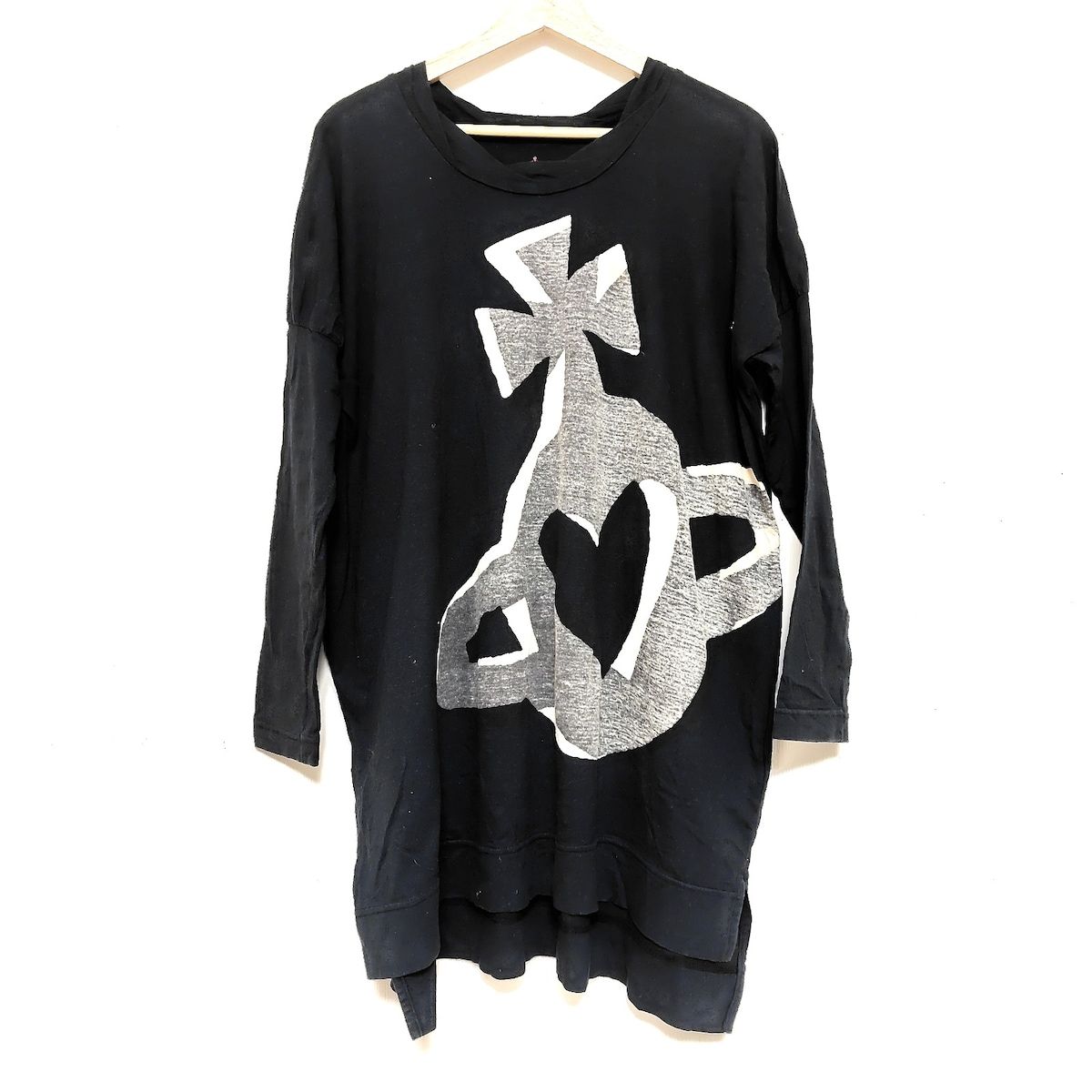 ヴィヴィアンウエストウッドレッドレーベル 長袖Tシャツ サイズ2 M レディース - アイボリー クルーネック オーブ