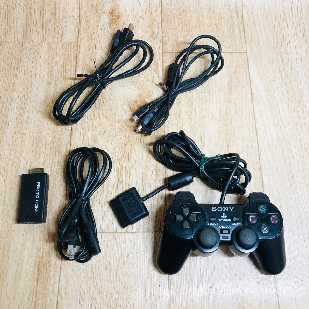 すぐ遊べる】PS2 厚型 本体 セット 純正コントローラー 読込動作確認 