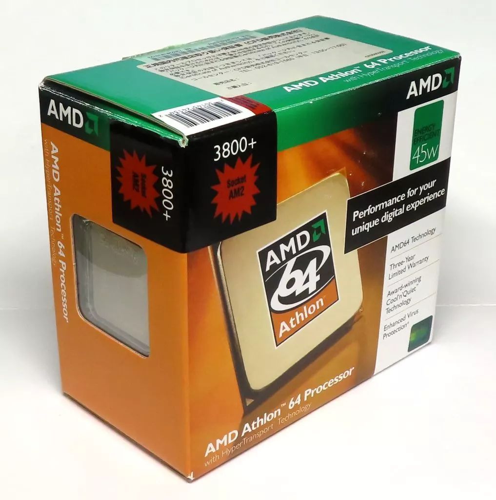 中古】PCハード AMD CPU Athlon 64 3800+ SocketAM2 BOX AMD Athlon 64