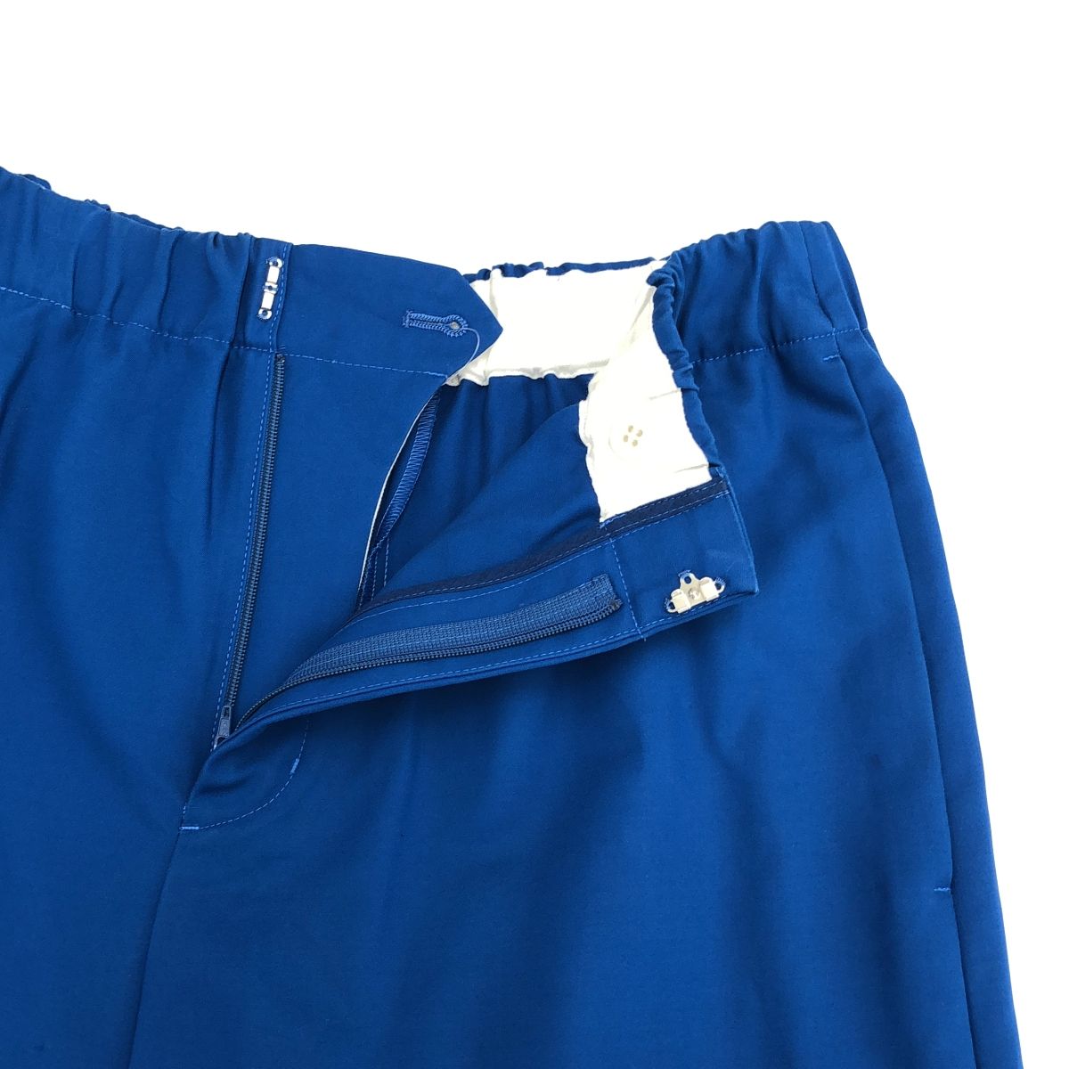 ENFOLD / ボトム/38/コットン/BLU/無地/300FS231-0240 ENFOLD エンフォルド ワイドイージーパンツ 300FS231-0240 ブルー 36