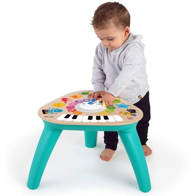 Kids2 Baby Einstein 12398 クレバーコンポーザー チューンテーブル キッズツー ベビーアインシュタイン ラーニングテーブル 木製 木のおもちゃ 音楽 指先遊び ベビートイ 知育 室内 ベビー 12ヶ月 ギフト 出産祝い プレゼント お祝