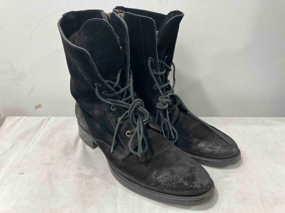 BUTTERO サイドジップブーツ レースアップ B4374 ブラック イタリア