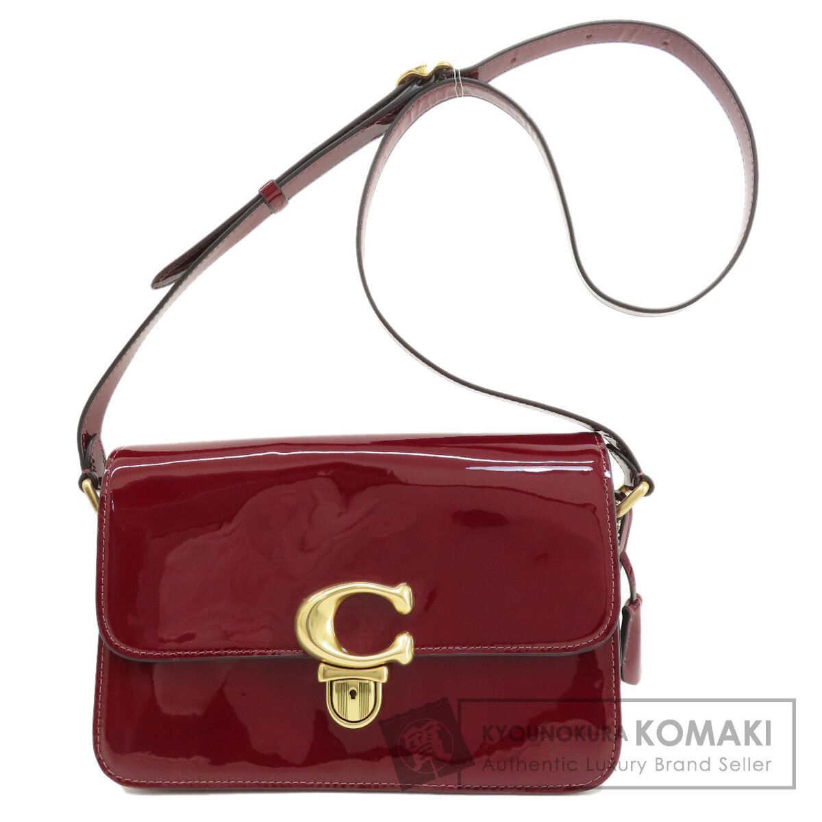 COACH コーチ CE723 ストゥディオ ショルダーバッグ エナメル 