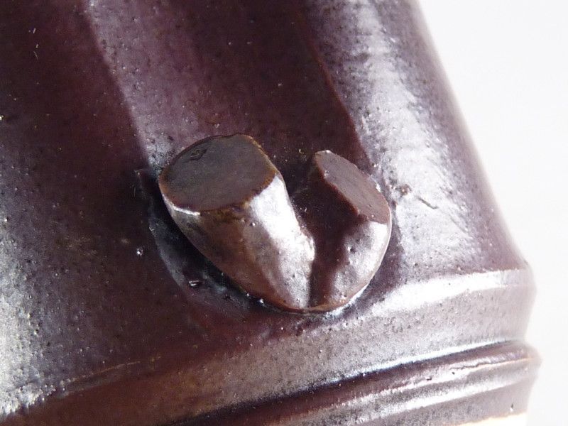 鉄砂釉 茶巾筒