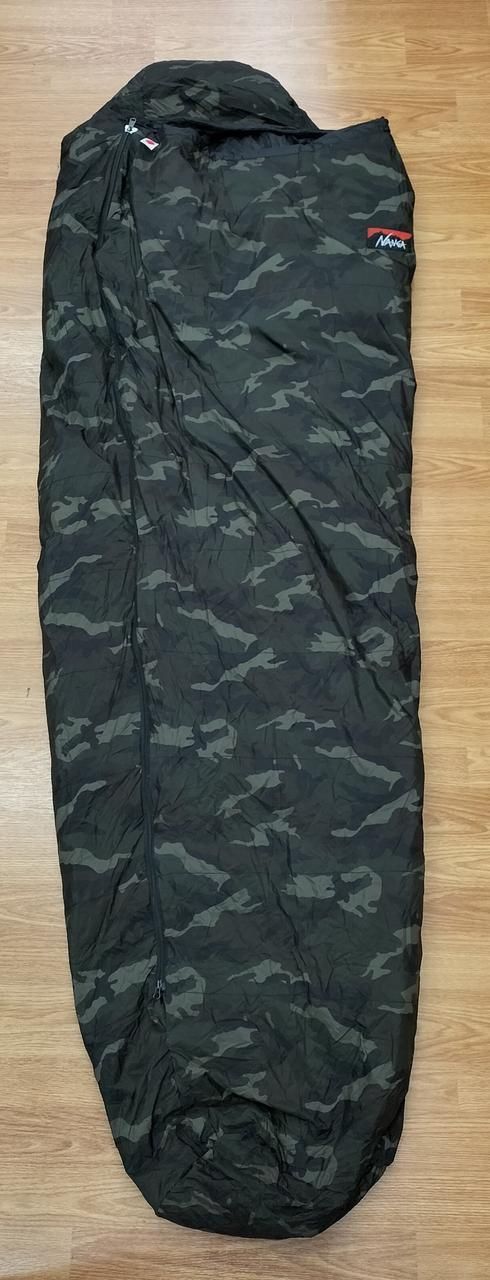 NANGA シュラフ 迷彩柄 NANGA sleeping bag camouflage pattern