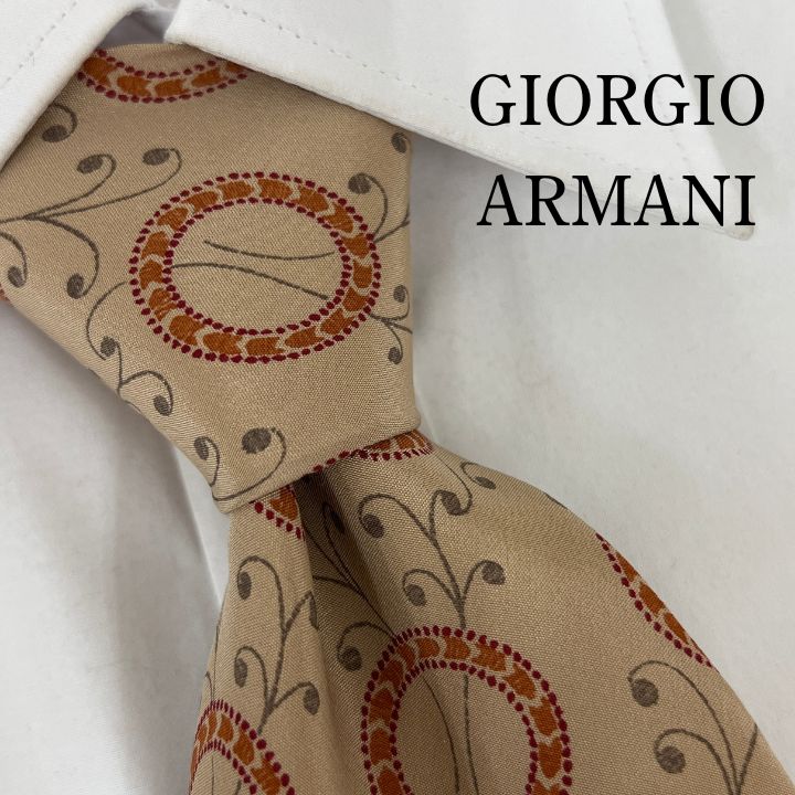 ジョルジオアルマーニ　ネクタイ　ベージュ GIORGIO ARMANI | ネクタイ＆ボウタイ ベージュ メンズ | YOOX