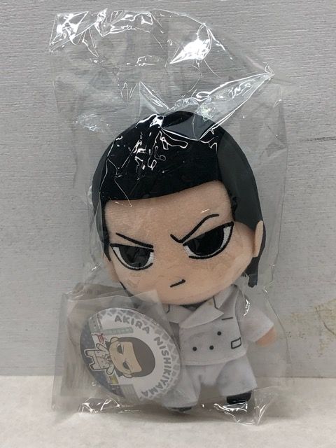 龍が如く 錦山彰 ぬいぐるみ２体＆缶バッジ Amazon.co.jp: 龍が如く ぬいぐるみ＆缶バッジセット 極 錦山 彰