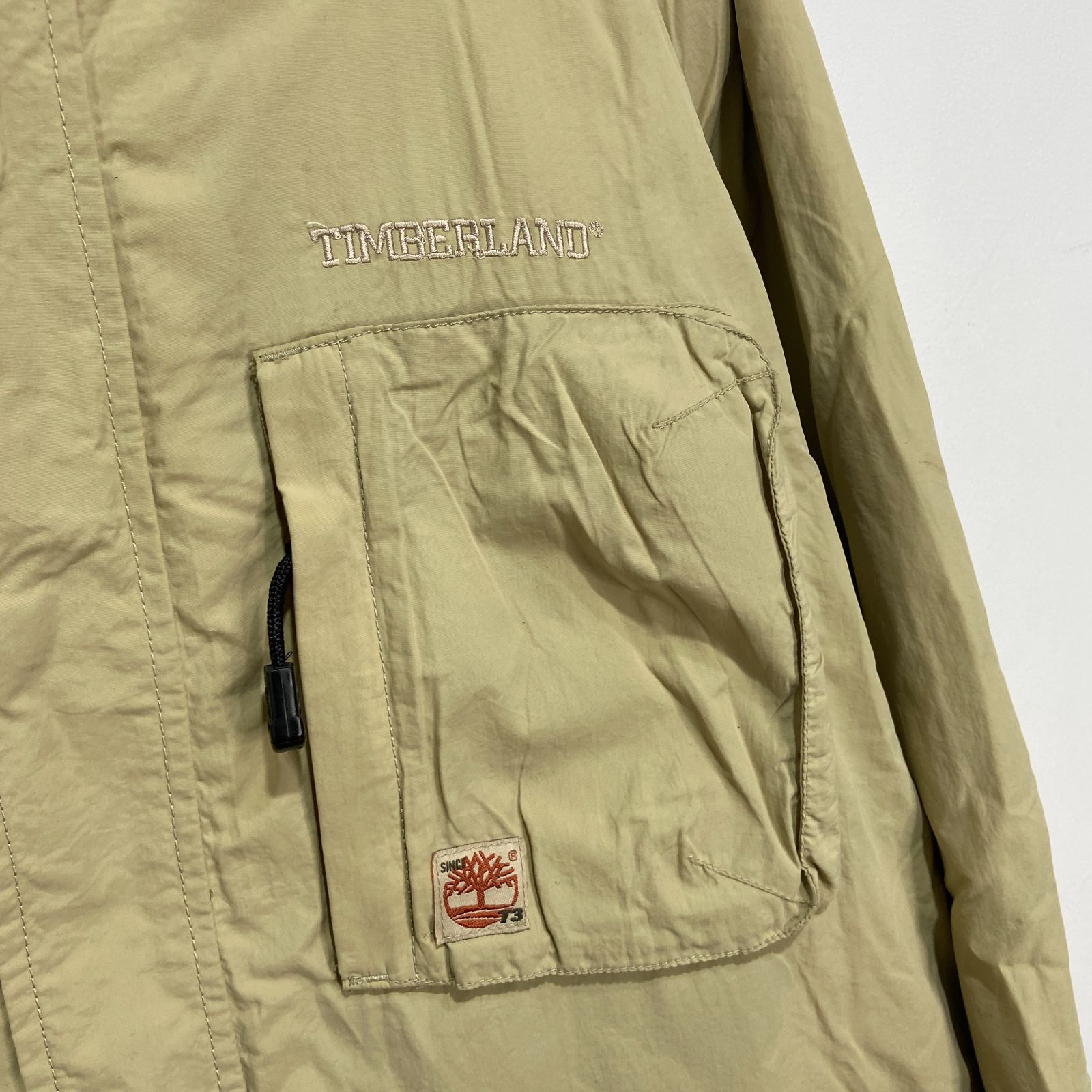 ☆Timberland☆中綿マウンテンパーカー☆パフダウン☆ベージュ☆L☆04 