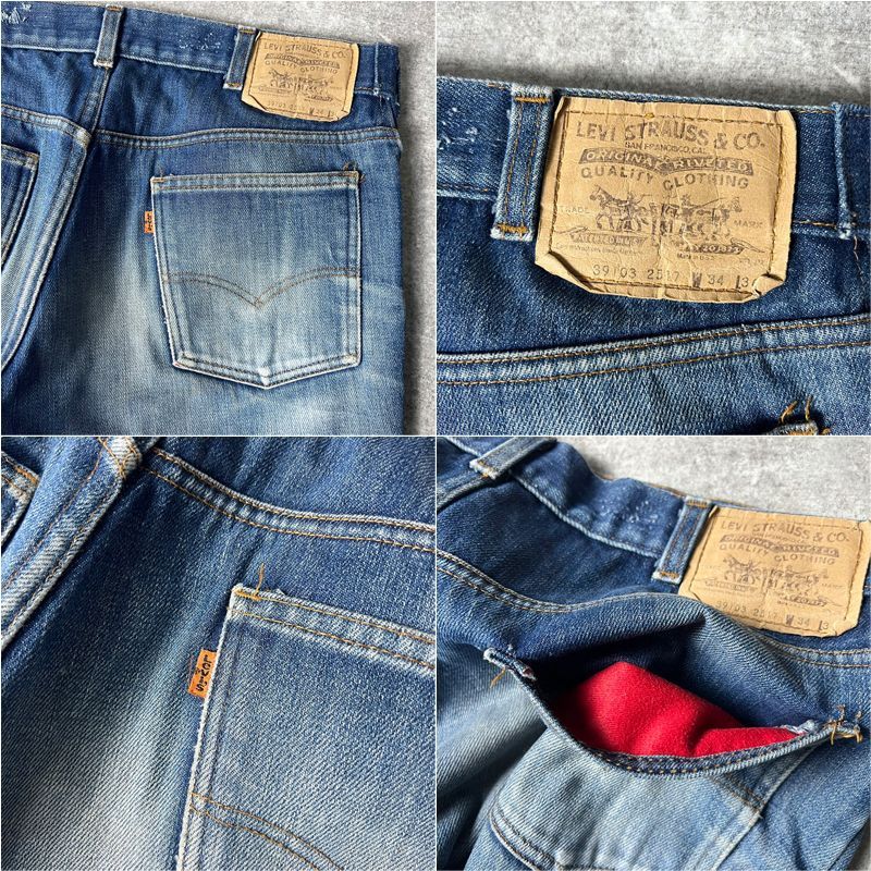 オリンピック 限定 80s USA製 Levis 39103 2517 ライナー付き フレア