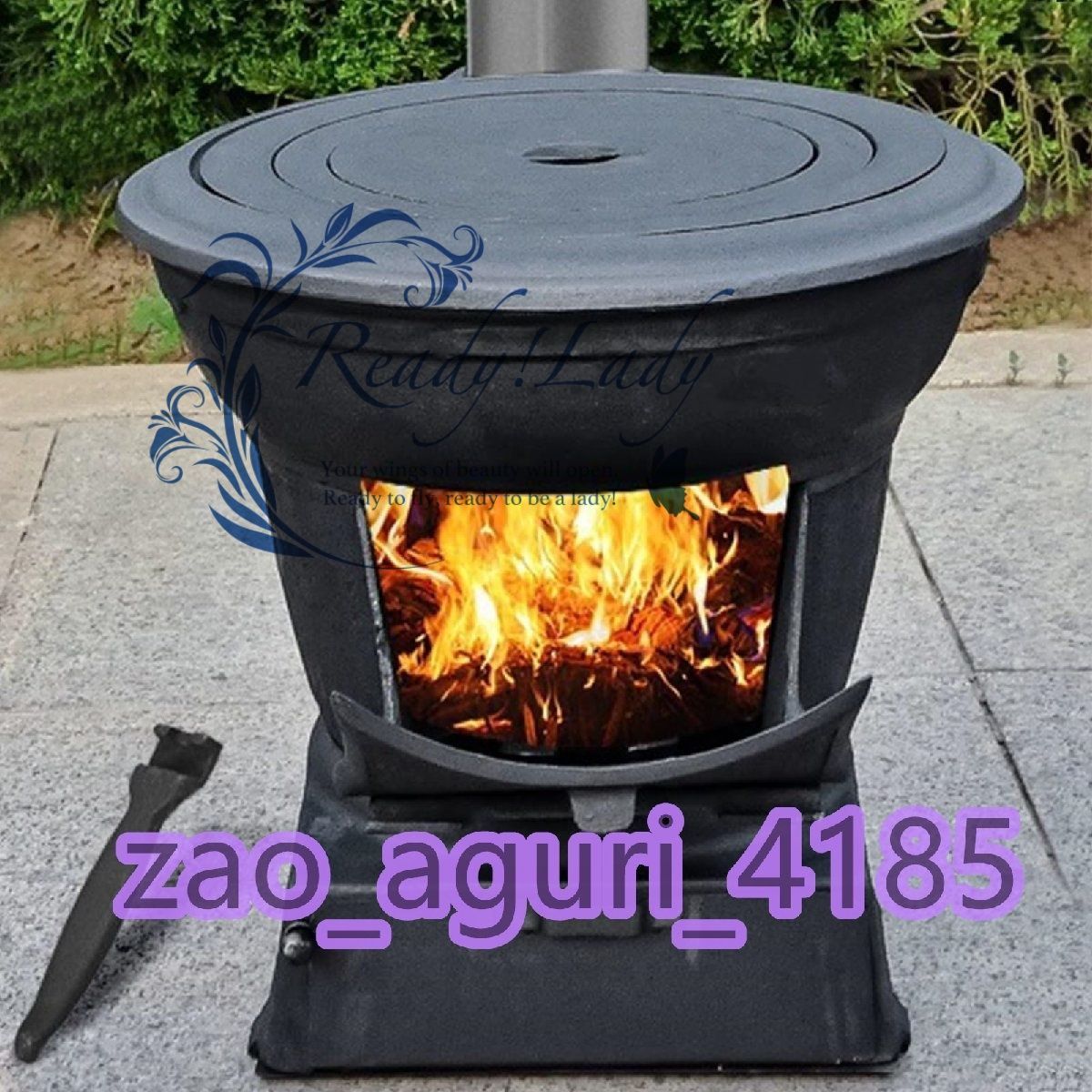 薪ストー 丸型 中型 未使用 円筒セット 薪ストー 丸型 中型 未使用 円筒セット キャンプ 薪ストーブ、ウッド