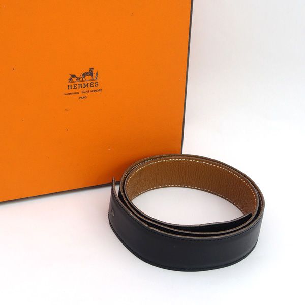 【美品】エルメス　HERMES ベルト　リバーシブル　キャメル・黒　70 HERMES / エルメス ◇ベルト リバーシブル 70 レディース ブラック
