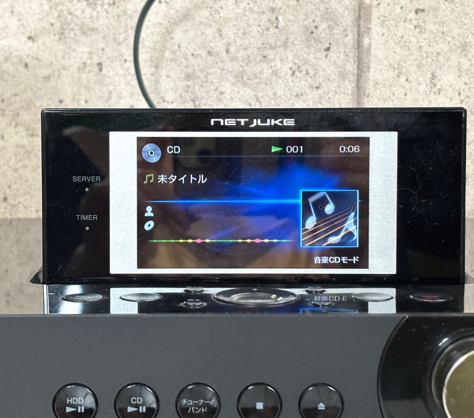動作確認済 SONY NAS-D55HD ブラック ソニー HDD搭載コンポ ネット