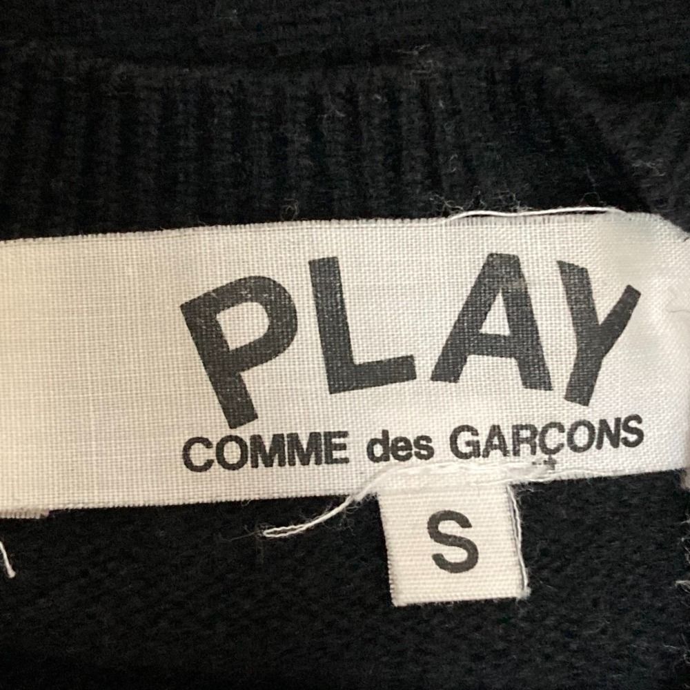 PLAY COMME des GARCONS(プレイコムデギャルソン) ハートワッペン クルーネックボーダ 中古 古着 0343 PLAY COMME des GARCONS プレイコムデギャルソン ハートワッペン