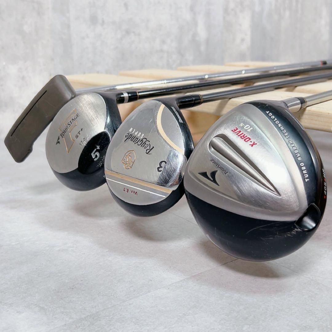 X381 TaylorMade maruman 他 メンズ ゴルフ クラブセット TaylorMade◇ メンズ 右利き◇ 初心者おすすめ！ ゴルフクラブ