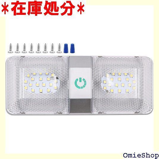 NUZAMAS 12V 6000-6500K 48LED RV LED オーニング ポーチ 読書 LED ライトパネル 防水 キャンピングカー キャラバン インテリア ウォールランプ ライトバー RV バン キャンピングカー 1437
