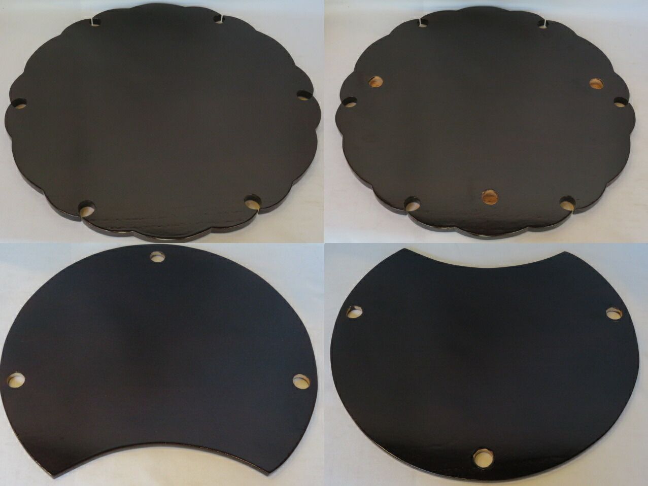 二月の特売品）東京指物師 渡辺可映作 江戸千家八代一元斎好写 亀甲棚