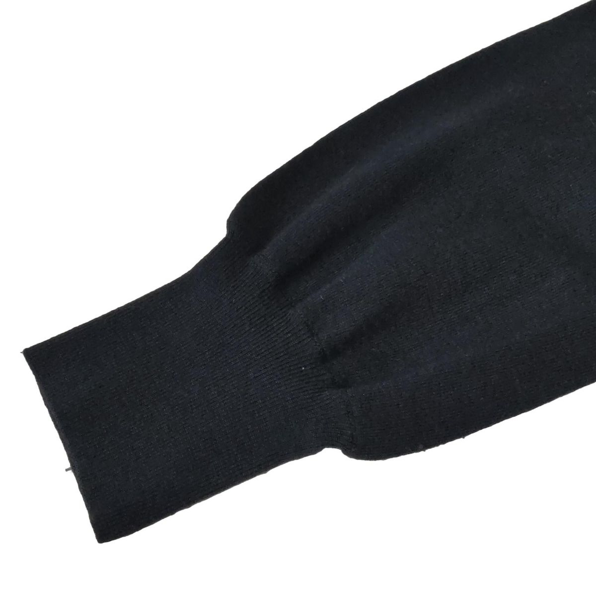 PaulStuart ポールスチュアート スカートセットアップ レディース - ダークネイビー×ダークグレー×マルチ ニット フリル スカートスーツ上下 ビジネススーツ スーツ フォーマル